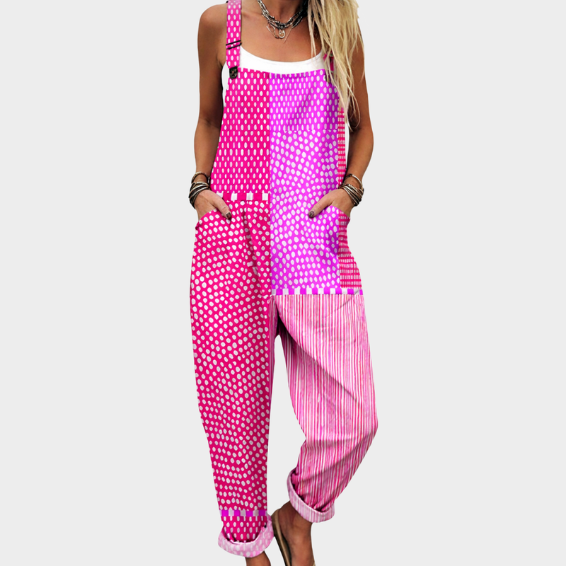 Delaney | Printed Comfortable Work Jumpsuit