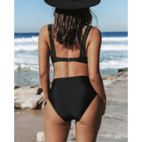 Noa™ | Solid High-Waisted Swimsuit
