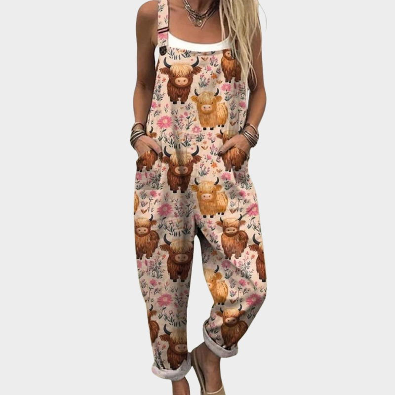 Triana™ | Comfortable Printed Jumpsuit