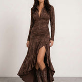 Cowboy dress with ruffles