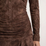 Cowboy dress with ruffles