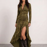Cowboy dress with ruffles