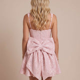 Short A-line dress with sparkle