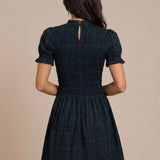 Gingham Smocked Dress