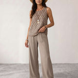 Printed fluid two-piece set