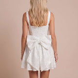 Short A-line dress with sparkle