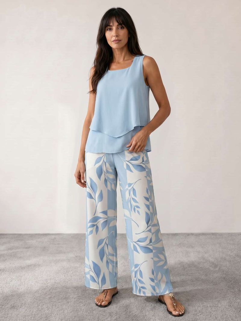 Printed fluid two-piece set