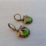 Marie-Sofie - Dragonfly Earrings in Antique Gold