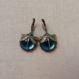 Vintage Gold Dragonfly Earrings Marie-Sophie
