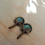 Vintage Gold Dragonfly Earrings Marie-Sophie