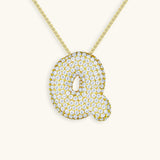 Melanie – Double Heart in Gold Necklace