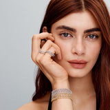 REALISTIC | Cuban Pavé Bracelet Gold