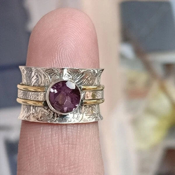 Meditation Ring Made of Bohemian Crystal