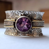 Meditation Ring Made of Bohemian Crystal