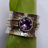 Meditation Ring Made of Bohemian Crystal
