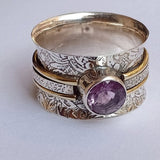 Meditation Ring Made of Bohemian Crystal