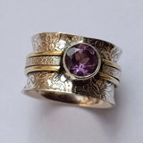 Meditation Ring Made of Bohemian Crystal