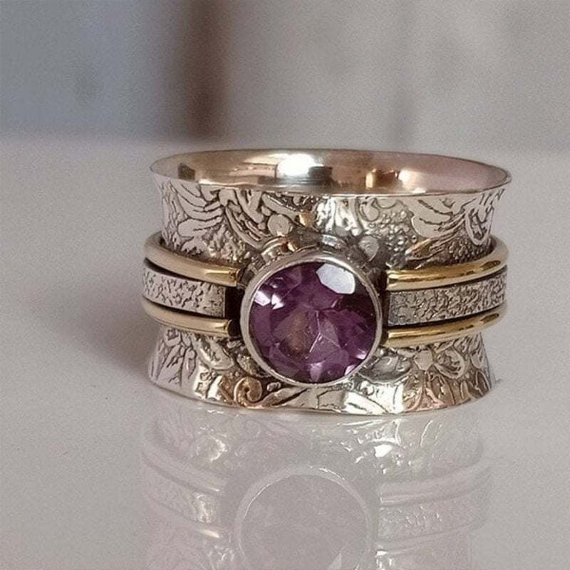 Meditation Ring Made of Bohemian Crystal