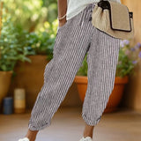 Kyoto™ | Striped Pants with Drawstring