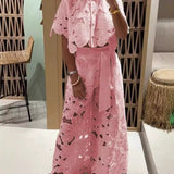 Elira™ | Embroidered Lace Set