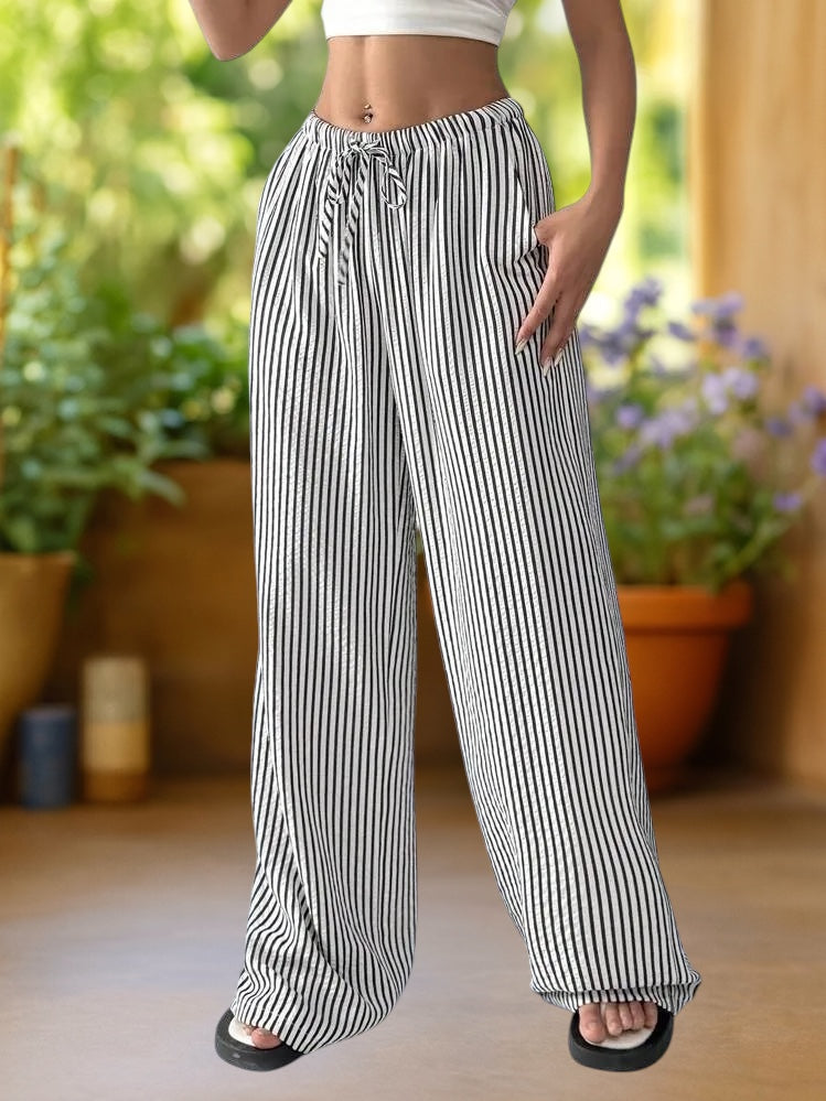 Riviera™ | Floor-Length Striped Pants