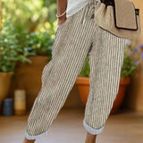 Kyoto™ | Striped Pants with Drawstring