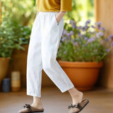 Harlow™ | Linen Wide-Leg Capri