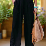 Coastal™ | Wide Leg Pants with Drawstring