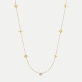 Carina – Gold Necklace with Colorful Details