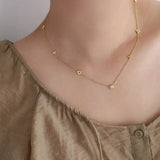 Carina – Gold Necklace with Colorful Details