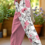 Soleil™ | Ankle-Length Pants with Bohemian Print