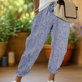 Marlowe™ | Striped Pants with Drawstring
