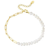 Livia – Elegant gold necklace with link design