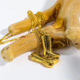 Jasmina – Gold necklace with personalized initial pendant