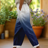Soleil™ | Ankle-Length Pants with Bohemian Print
