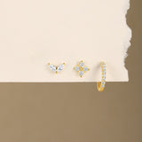 Marlena – Gold Earrings with Elegant and Minimalist Design.