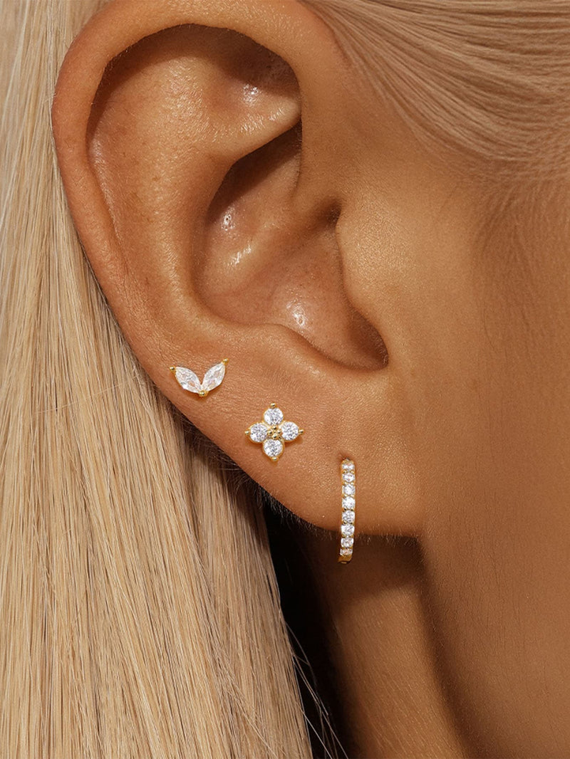 Marlena – Gold Earrings with Elegant and Minimalist Design.