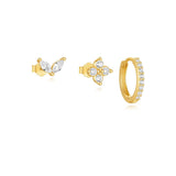 Marlena – Gold Earrings with Elegant and Minimalist Design.