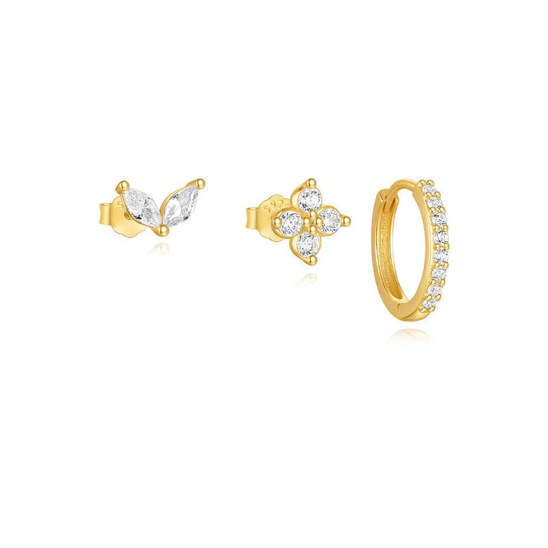 Marlena – Gold Earrings with Elegant and Minimalist Design.