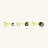 Luana – Gold earrings with a feminine design.