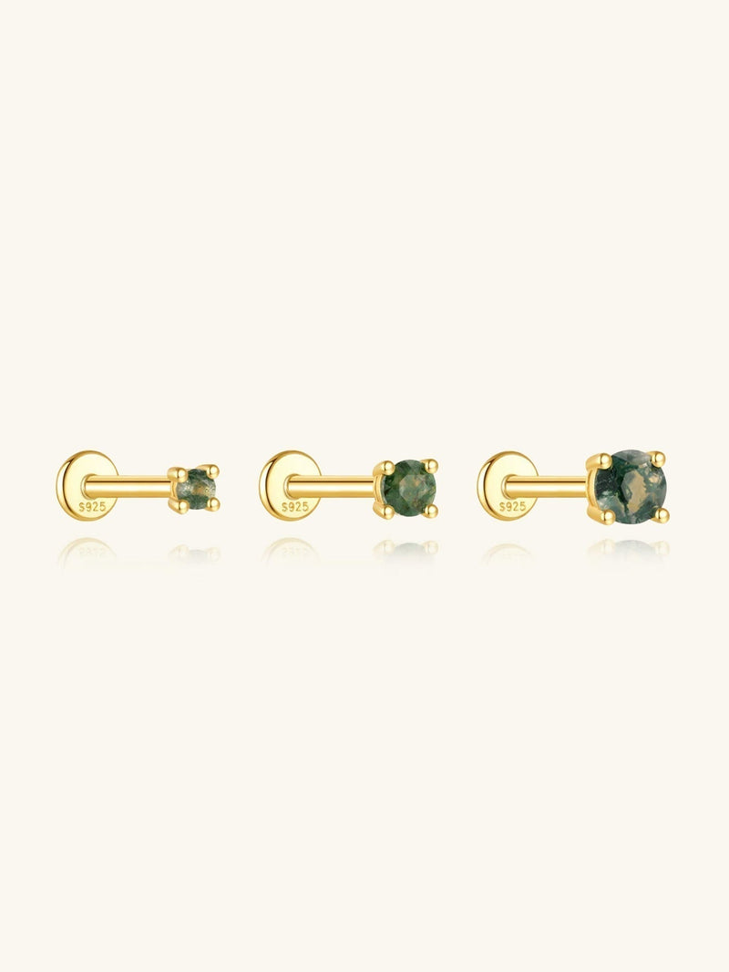 Luana – Gold earrings with a feminine design.