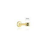 Luana – Gold earrings with a feminine design.