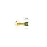 Luana – Gold earrings with a feminine design.