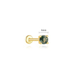 Luana – Gold earrings with a feminine design.