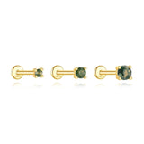 Luana – Gold earrings with a feminine design.