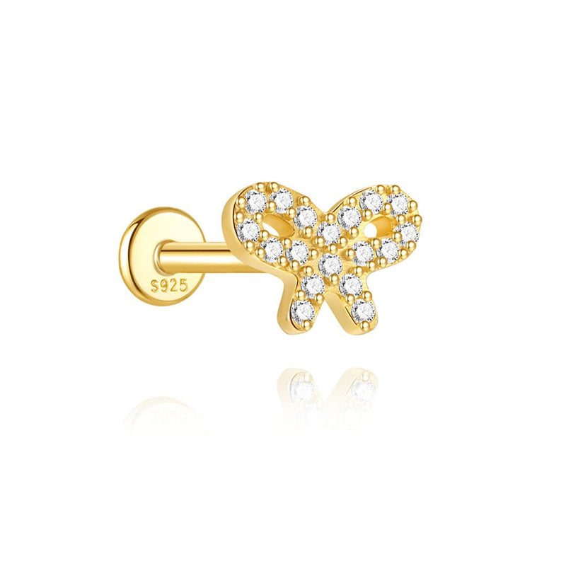 Marlena – Gold earrings with a radiant shine.