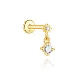 Marlena – Gold earrings with a radiant shine.