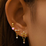 Helena – Gold Earrings with Elegant and Delicate Design