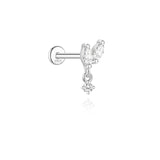 Helena – Gold earrings with a natural design.