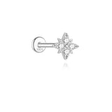 Helena – Gold earrings with a natural design.